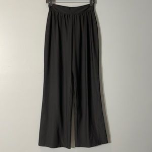 SPANX work pants wide leg lined Medium Black